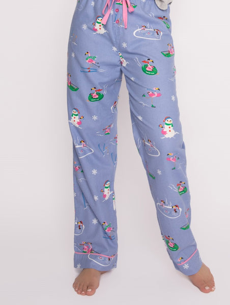 PJ Salvage Flamingo Top and Flannel Pant-XL only