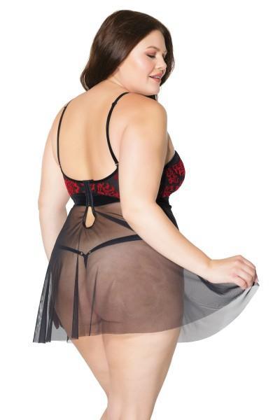 Coquette Halter Babydoll and G-String