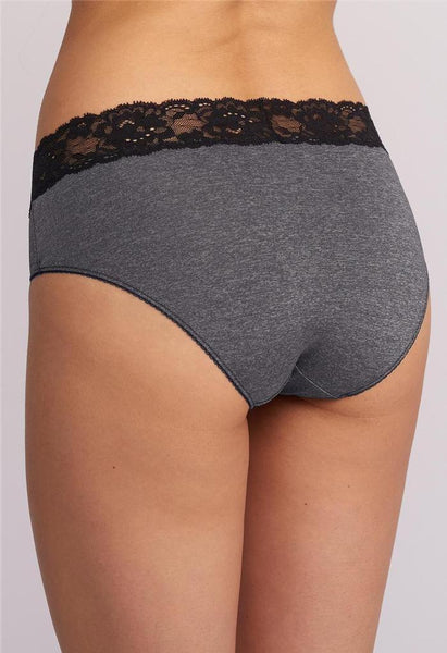Montelle Microfiber and Lace Hipster-XXL only