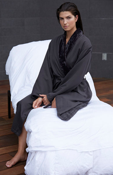 Mansfield Microfiber Shimmered Lined Robe