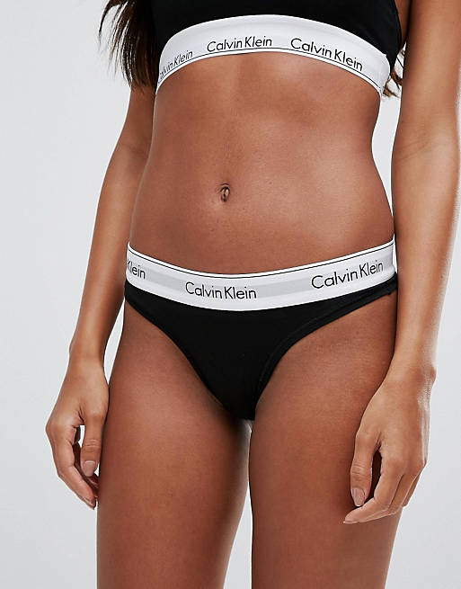 Calvin Klein Modern Cotton Thong Brief - Belle Lingerie