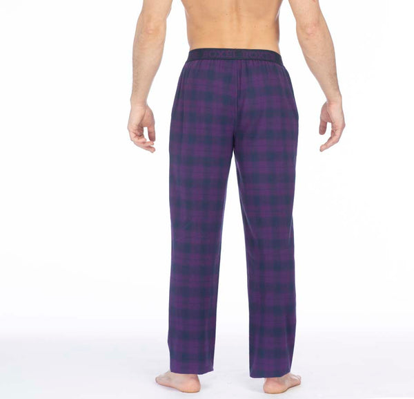 Joe Boxer Flannel Pant-Purple Plaid