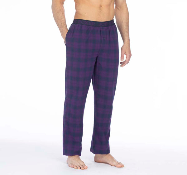 Joe Boxer Flannel Pant-Purple Plaid