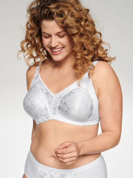 Buy VanillaFudge Women's Non-padded Wirefree Cotton Lace Minimizer Full  Coverage Bra (Po-2) (Color & Print May Change and Vary) Size-42C bra, bra  for pregnant women