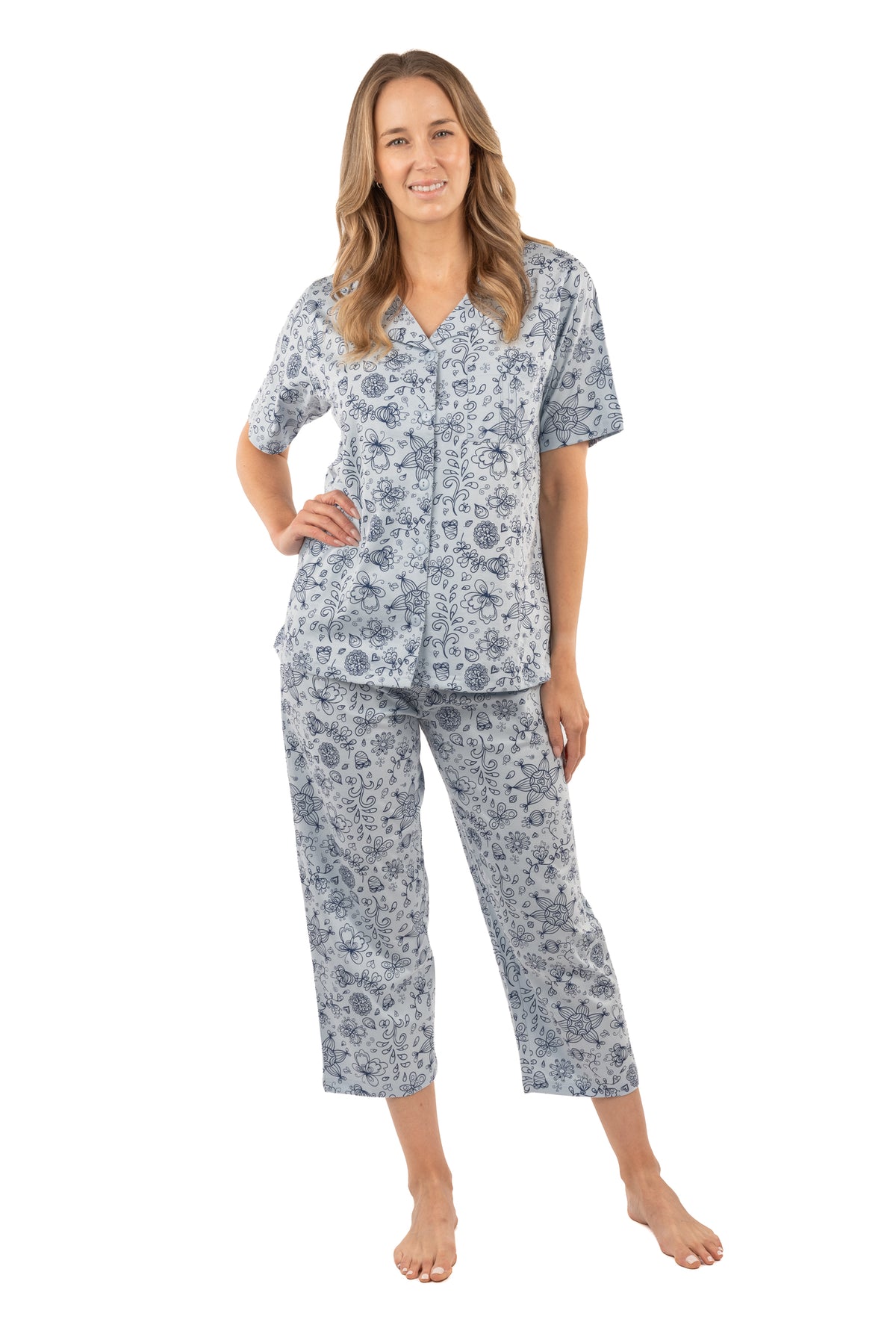 Patricia Cotton Capri Set