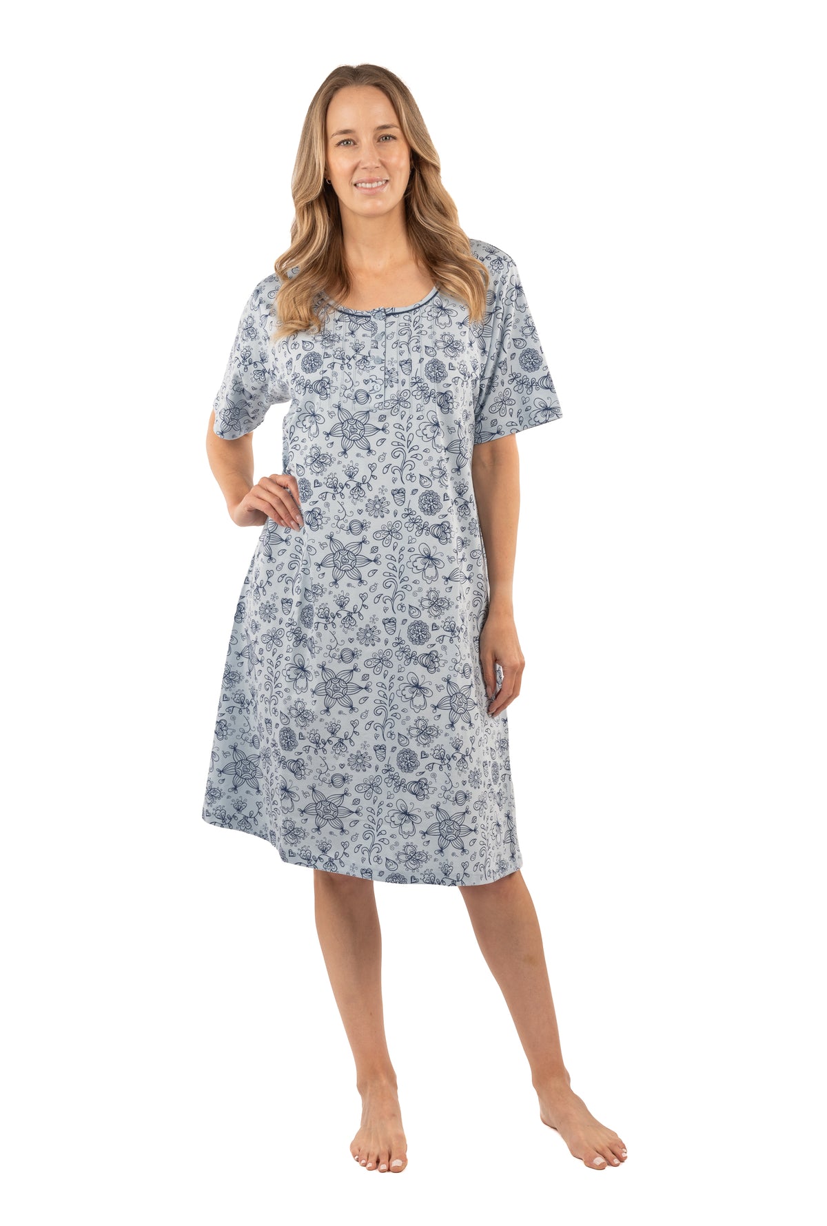Patricia Cotton Short Sleeve Nightgown