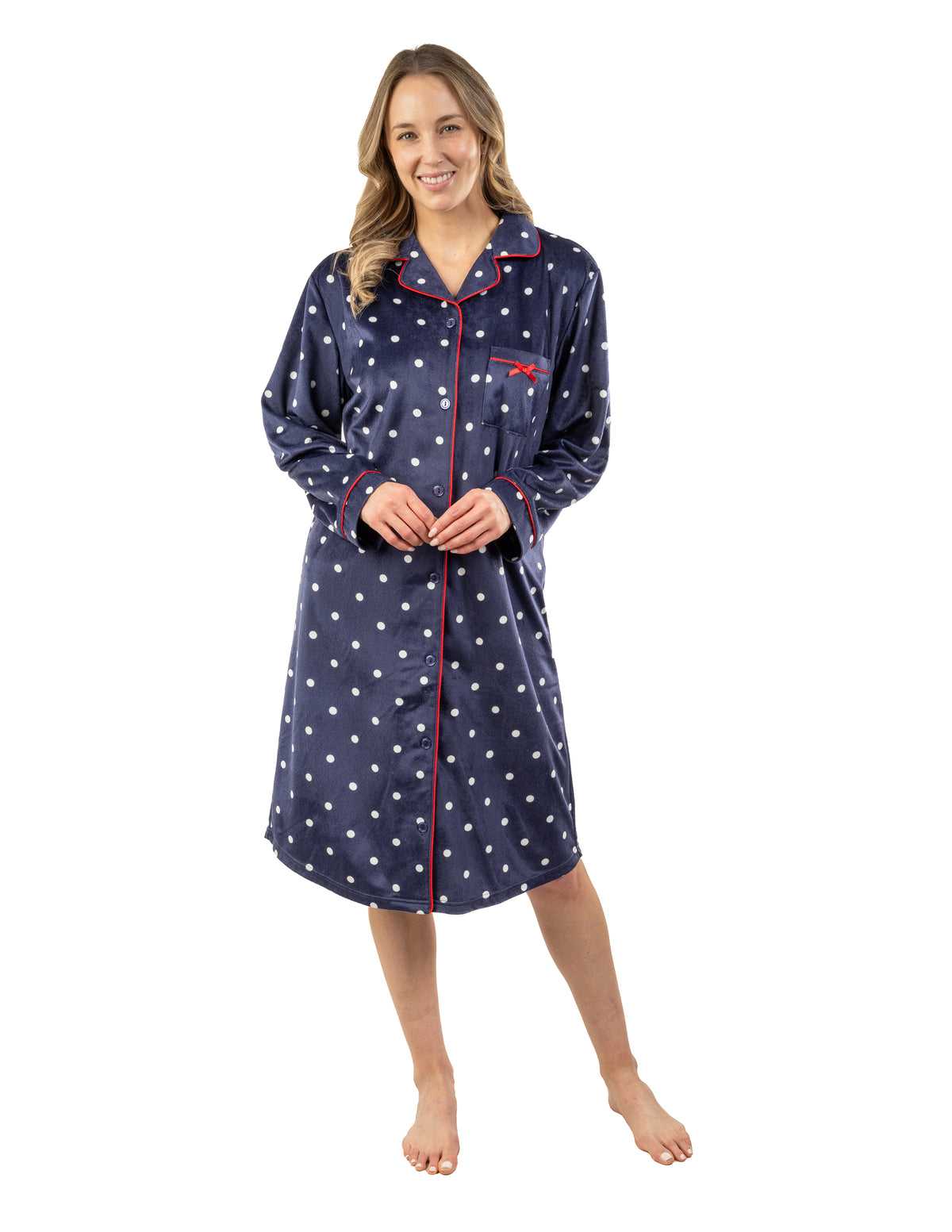 Patricia Silky Velvet Nightshirt