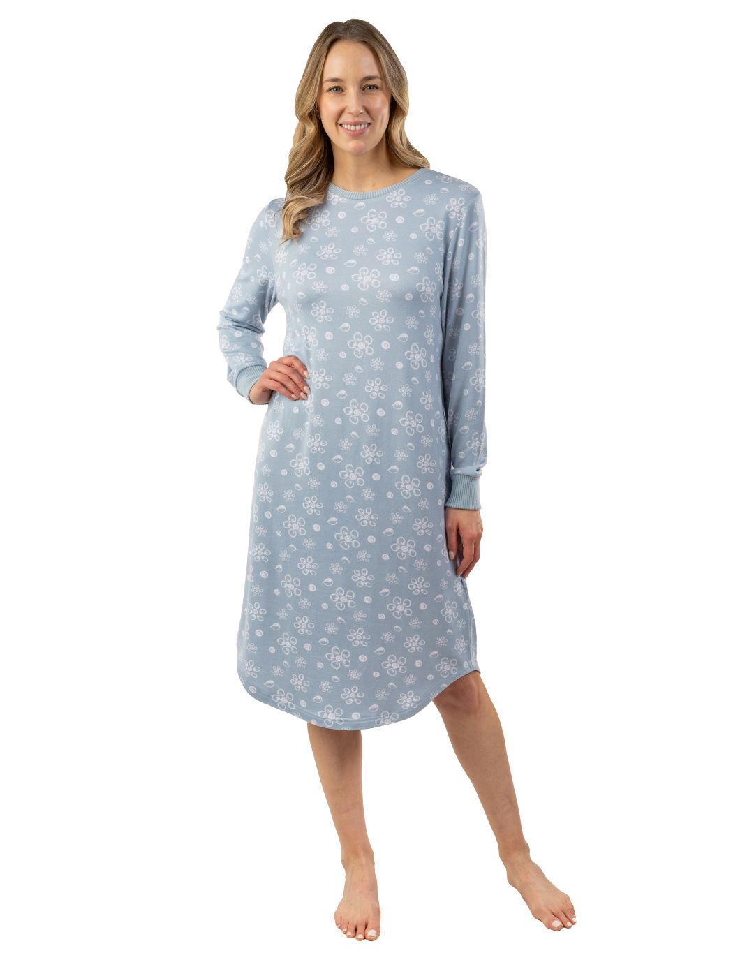 Patricia Cashmere Floral Nightgown