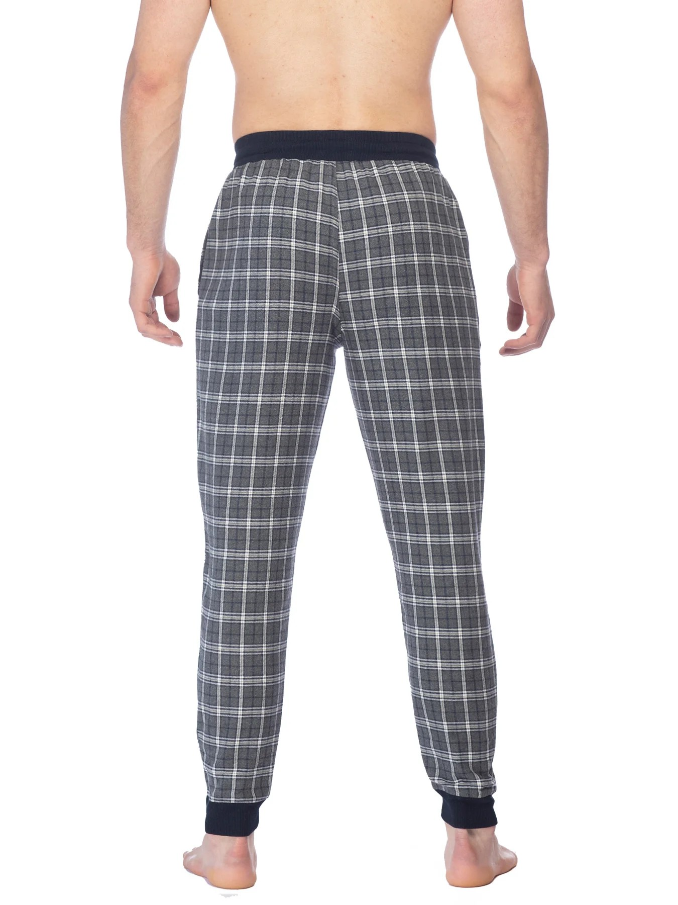 Joe Boxer Flannel Jogger Grey Check Indulge Boutique