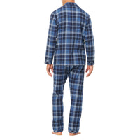Majestic Flannel Pajama-Blue Plaid-Medium only