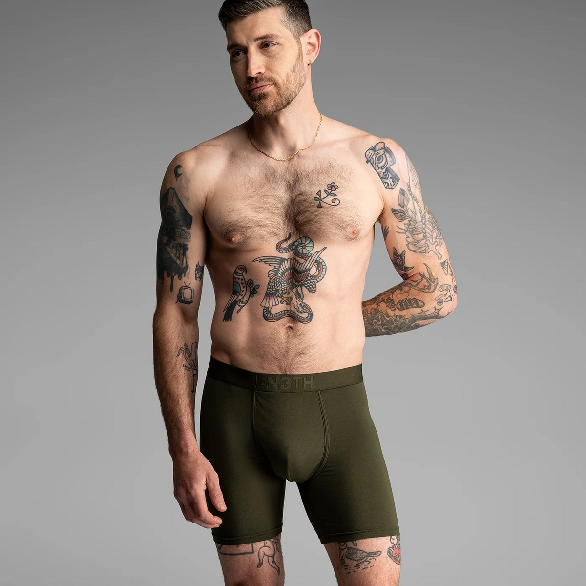 BN3TH Duffle Green Boxer Brief