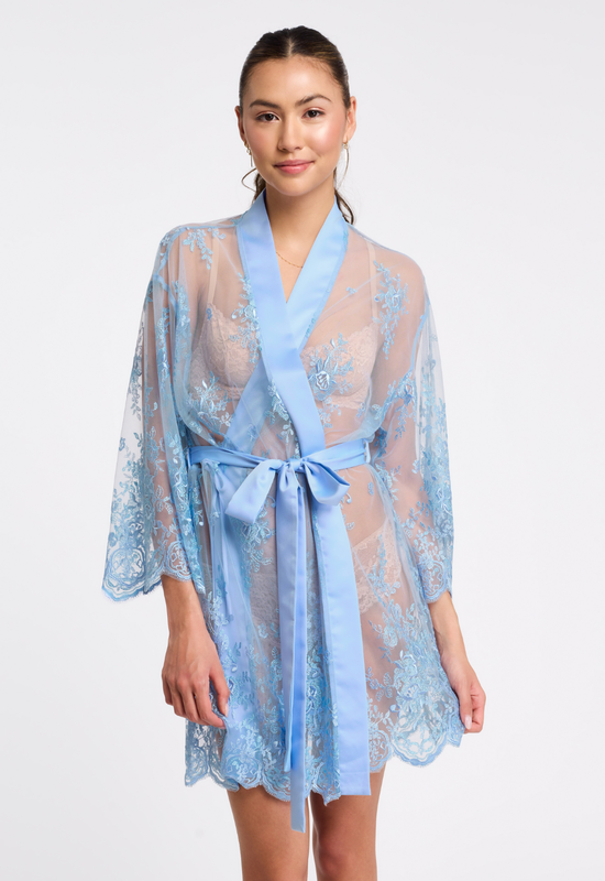 Rya Darling Robe-Cornflower