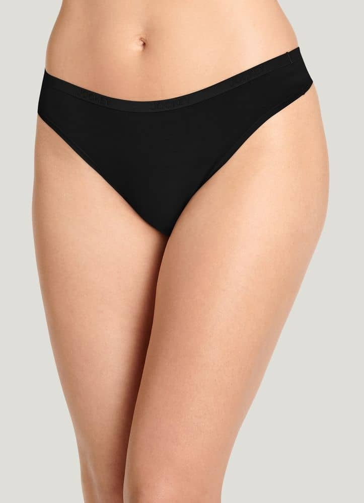 Jockey Organic Cotton Stretch Thong- 3 pk