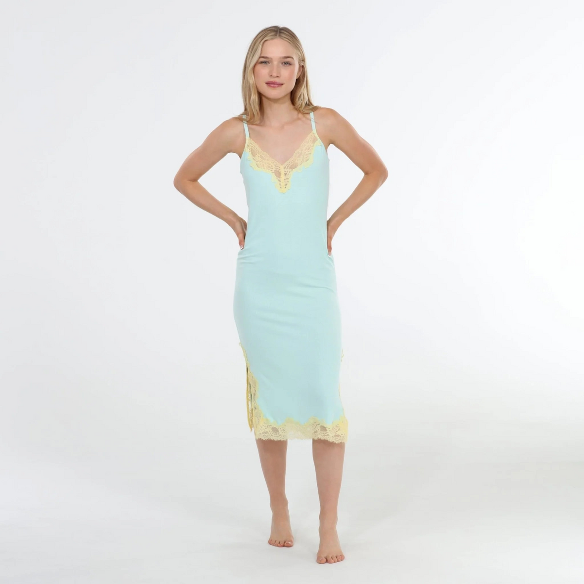 Honeydew Dream On Chemise-Meadow