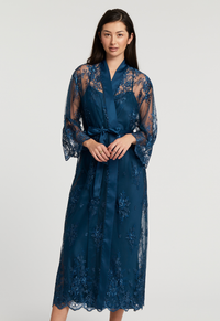 Rya Darling Long Robe-Celestial Blue