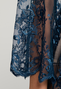 Rya Darling Long Robe-Celestial Blue