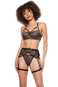 Coquette Bra, Garter & Set