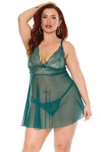 Coquette Jade Babydoll