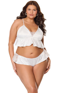 Coquette Kissed By Satin Bralette & Panty