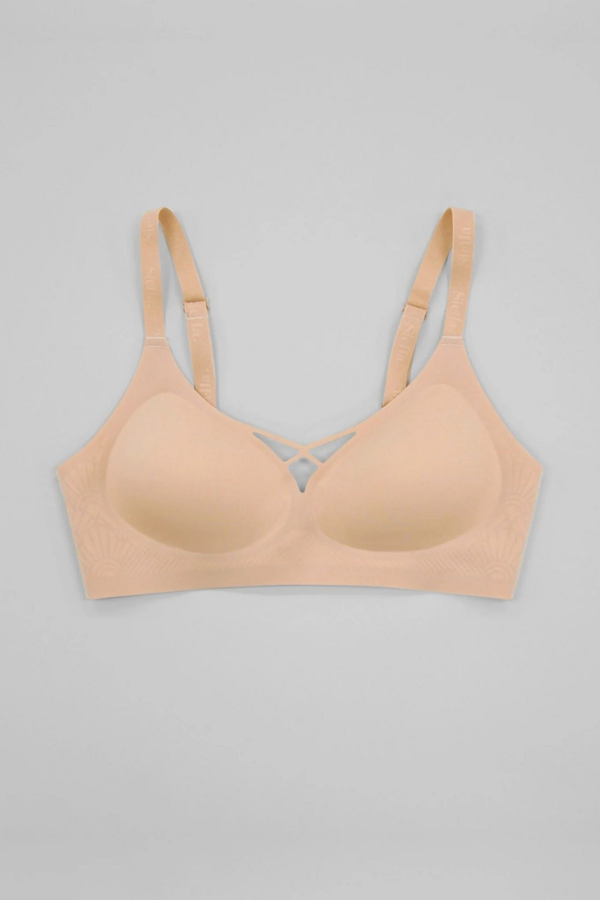 Siella No-Show V-Neck Wireless Bra
