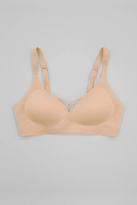Siella No-Show V-Neck Wireless Bra