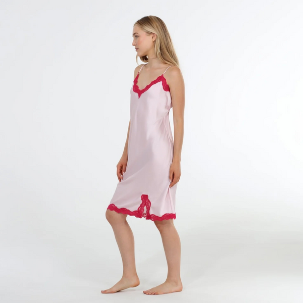 Honeydew Retreat Chemise-Strawberry