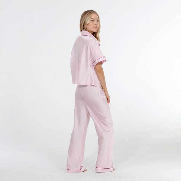 Honeydew Retreat PJ Set-Strawberry