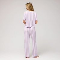 Honeydew All American PJ Set-Wisp Stripe