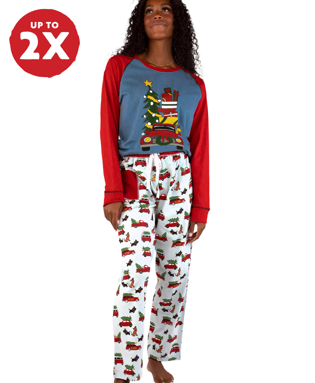 LazyOne Christmas Car PJ Set