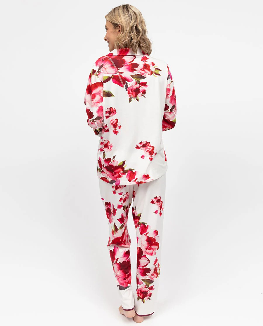 CyberJammies Isabella Floral Jersey PJ Set
