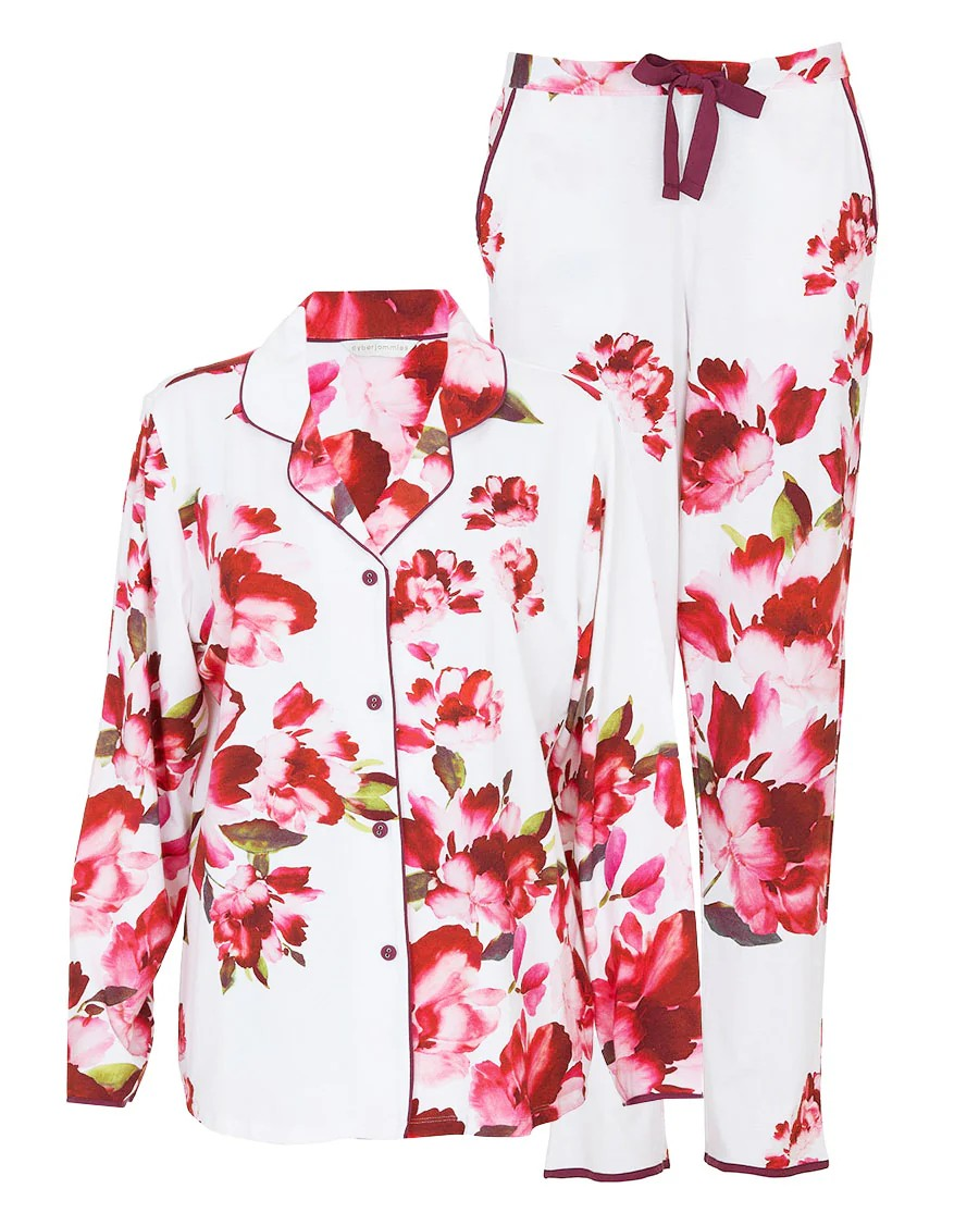 CyberJammies Isabella Floral Jersey PJ Set