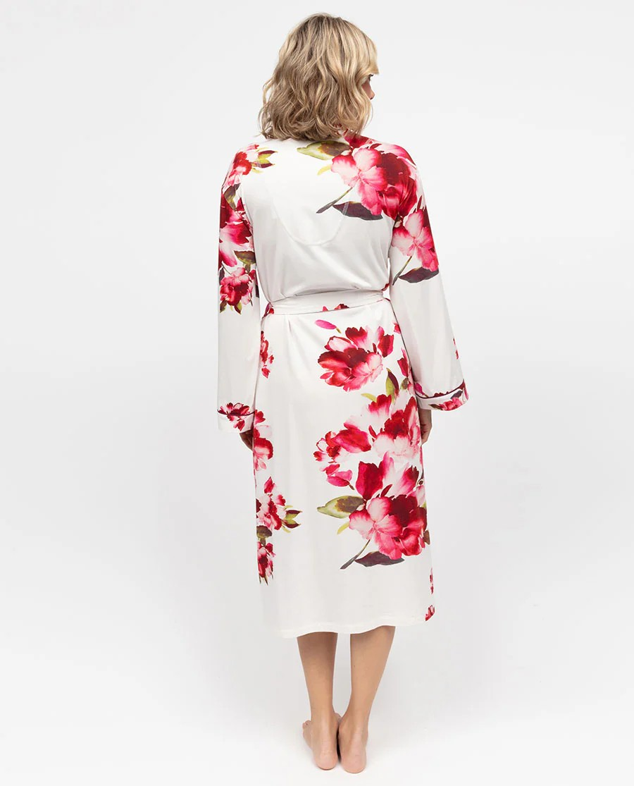 CyberJammies Isabella Floral Print Jersey Robe