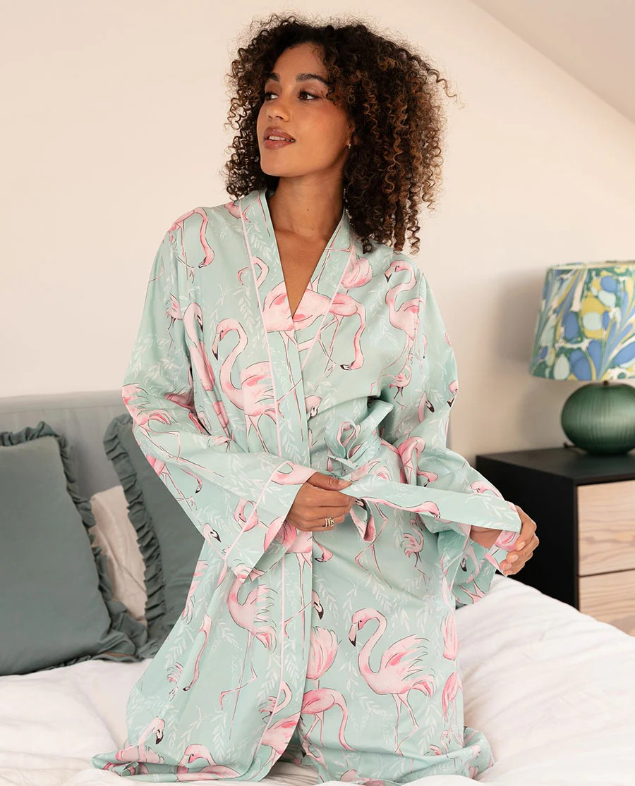 CyberJammies Flamingo Print Robe