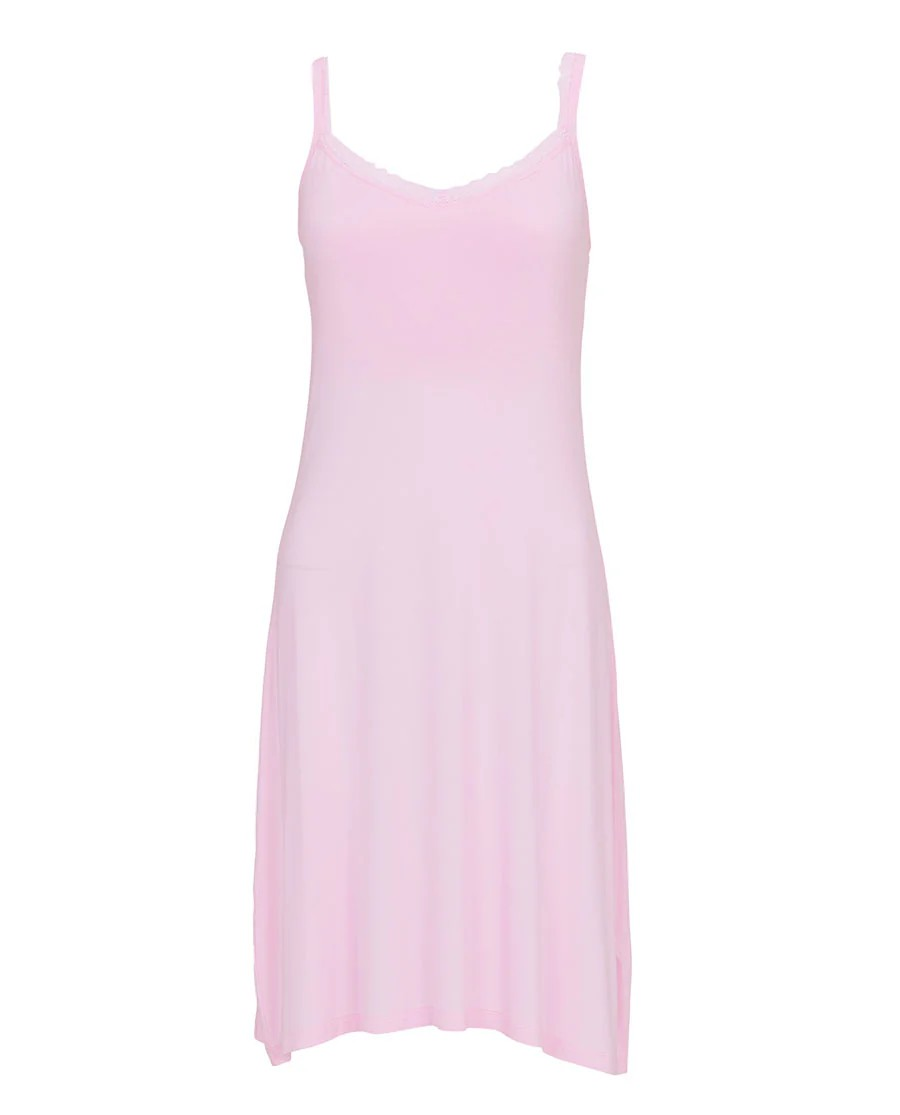 CyberJammies Francesca Lace Trim Jersey Chemise With Hidden Support