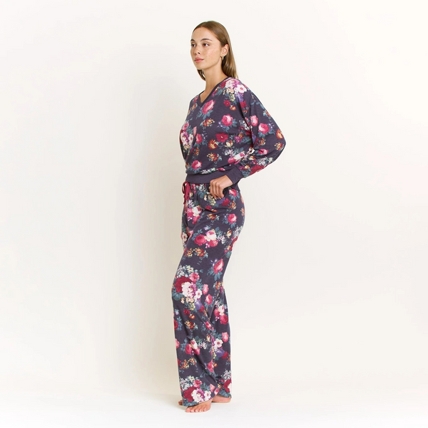 Honeydew Star Seeker PJ Set-Midnight Floral