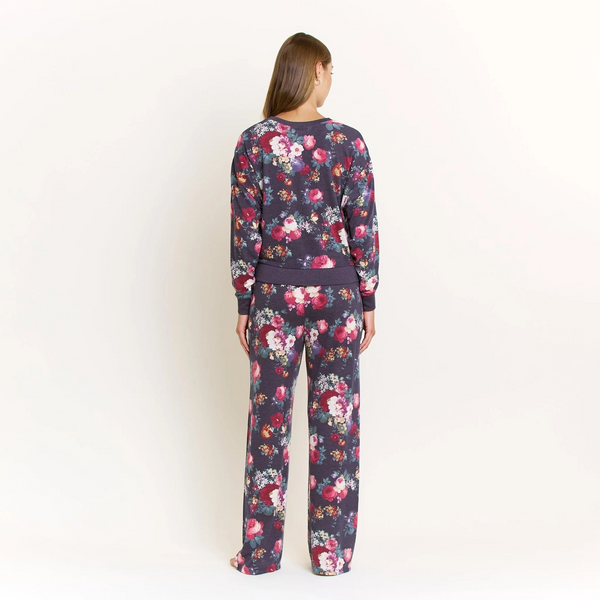 Honeydew Star Seeker PJ Set-Midnight Floral