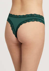 Fleur't Iconic Thong-Grove