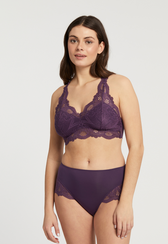 Fleur't Belle Epoque High Waisted Brief-Pinot