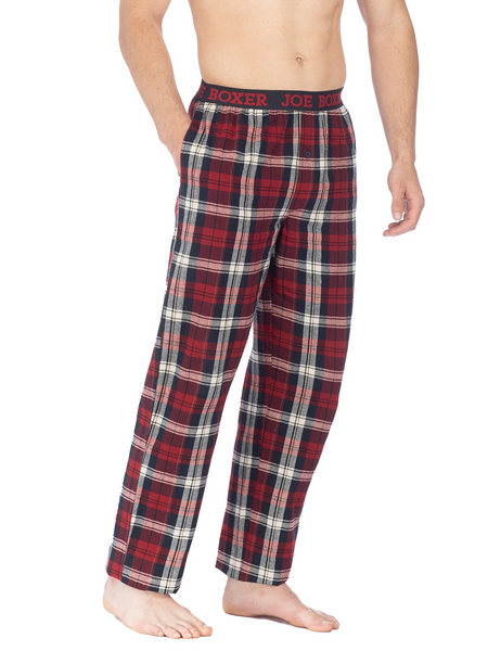 Joe Boxer Flannel Pant-Red/Navy Plaid