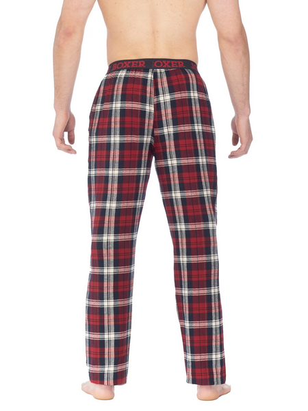 Joe Boxer Flannel Pant-Red/Navy Plaid