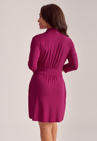 Fleur't Iconic Robe-Dark Cherry