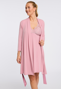 Fleur't Belle Epoque T-Back Chemise-Pink Nectar