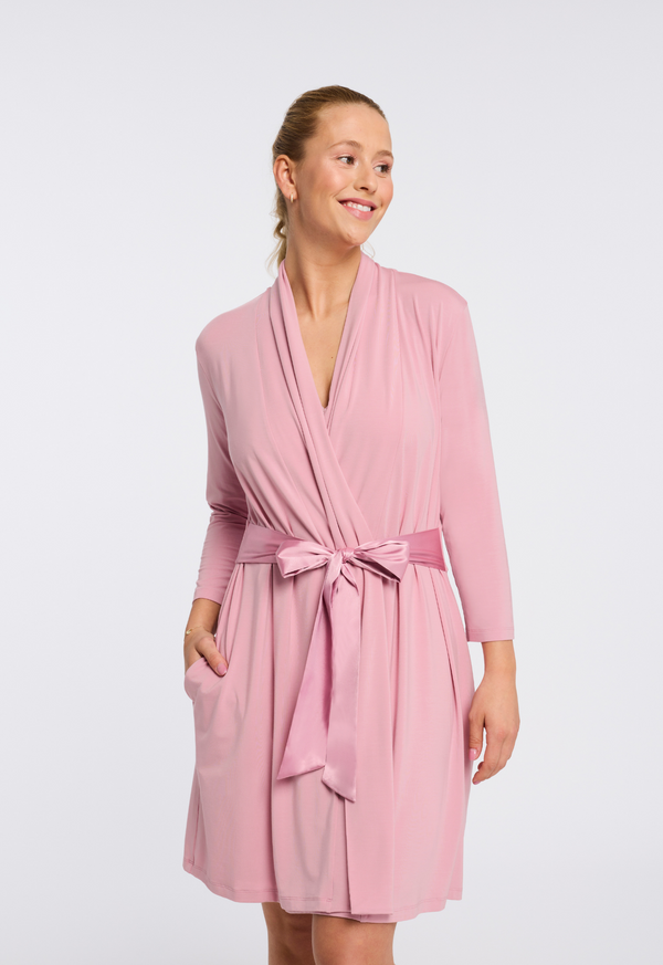 Fleur't Iconic Robe-Pink Nectar