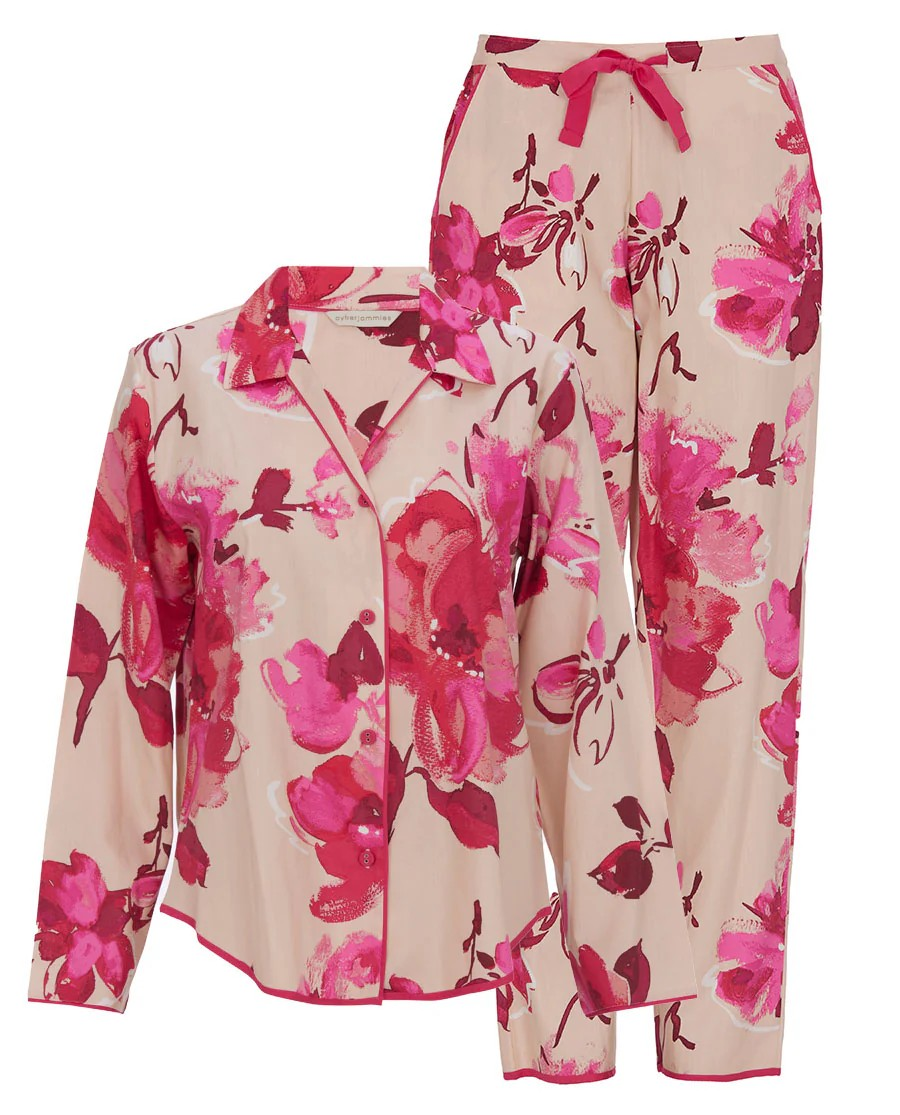 CyberJammies Aria Floral Pajama Set