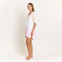 Honeydew Take A Break Oversized Hoodie in Sunset Dip-Dye