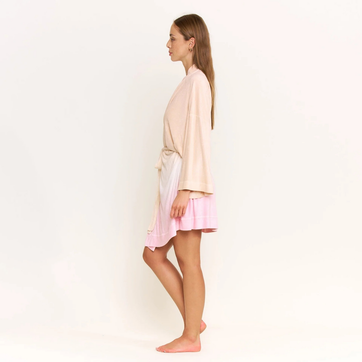 Honeydew Take A Break Robe in Sunset Dip-Dye