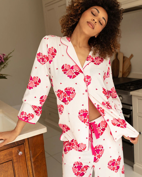 CyberJammies Aria Heart Jersey PJ Set