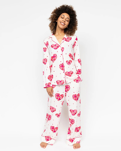 CyberJammies Aria Heart Jersey PJ Set