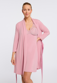 Fleur't Iconic Robe-Pink Nectar