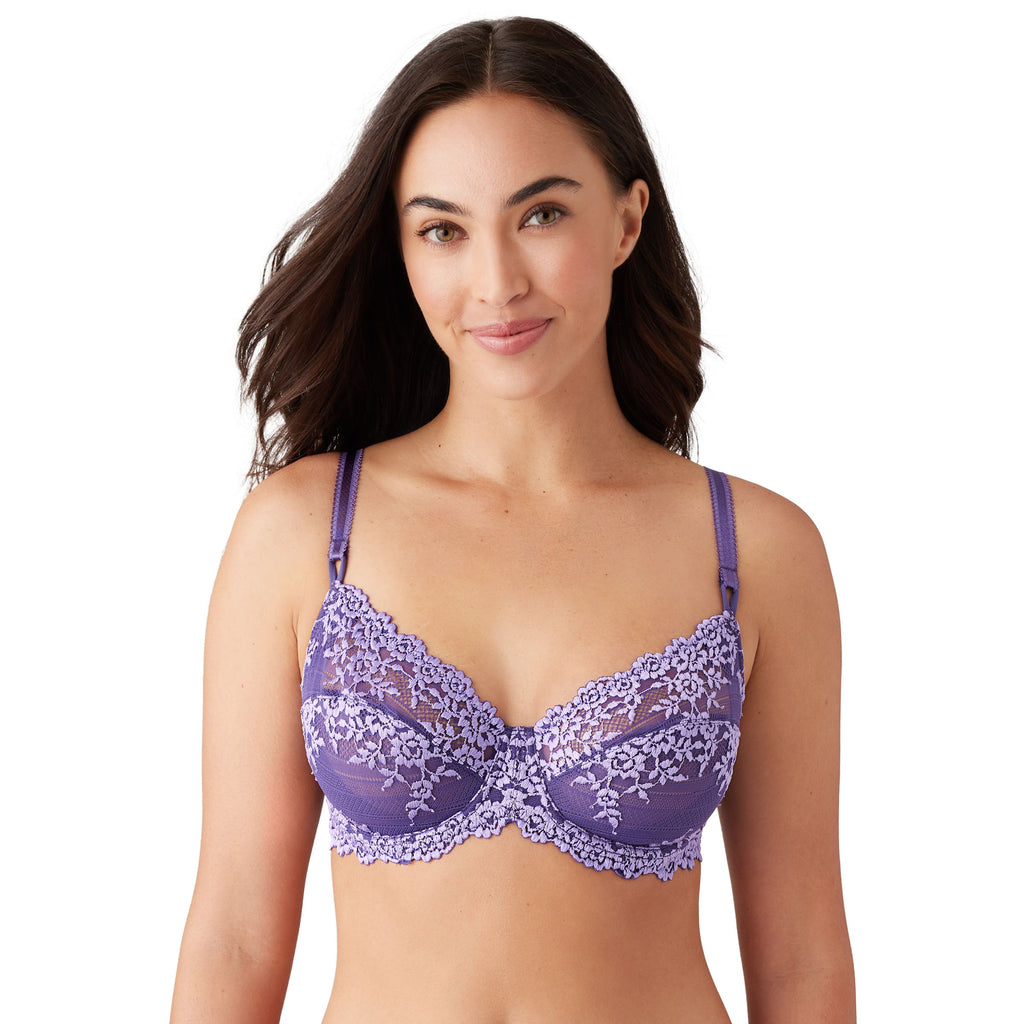 Womens Wacoal pink Embrace Lace Underwired Bra